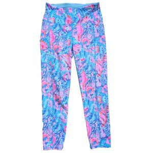 Lilly Pulitzer Luxletic Leggings Womens Med Treasure Trove High Rise Weekender